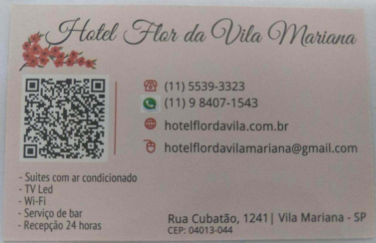 Hotel Flor Da Vila Mariana São Paulo Exteriér fotografie